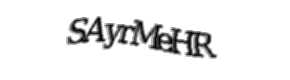 Security check image, please type the characters shown
